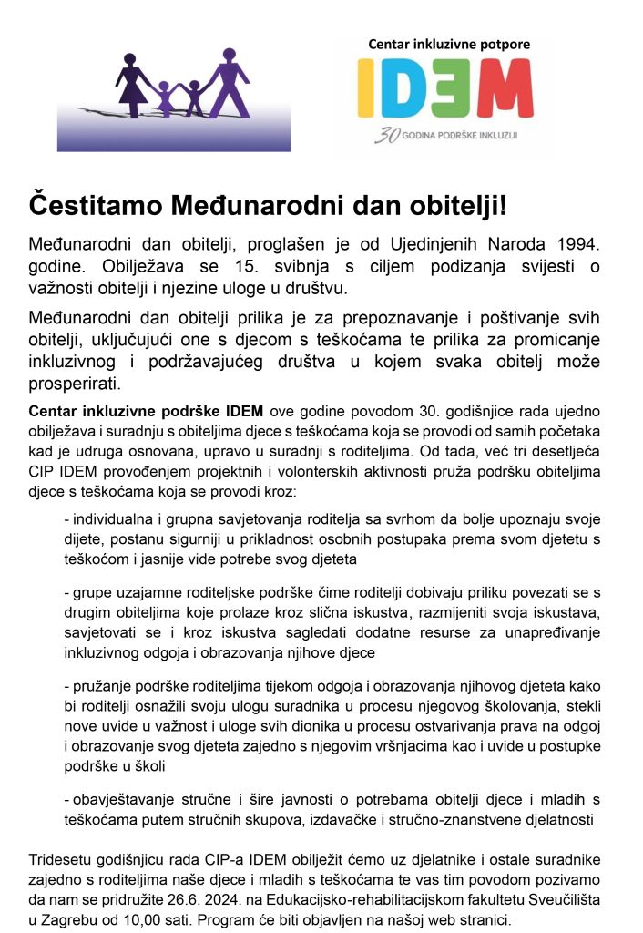 Međunarodni dan obitelji